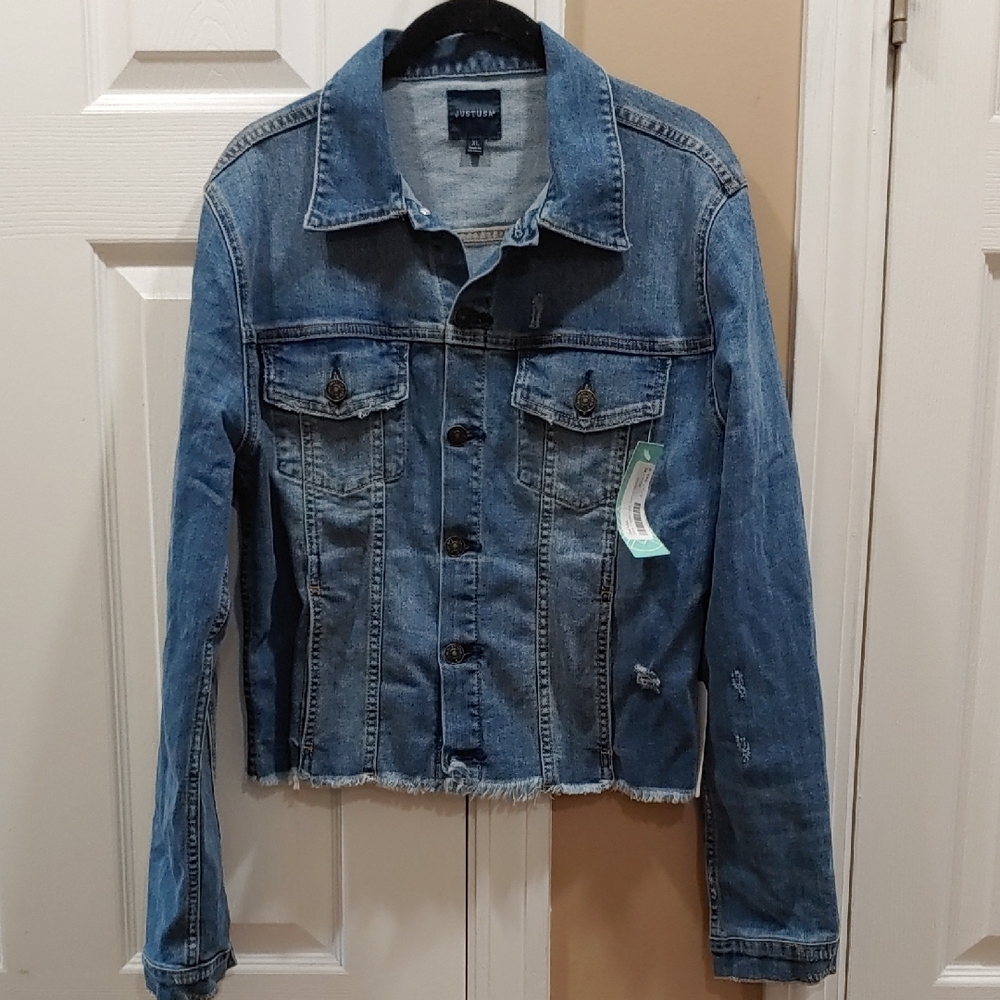 New! Denim Blue Women's Jacket